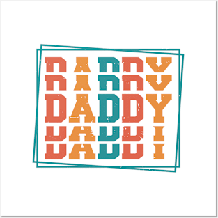 DADDY Retro Gift for Father’s day, Birthday, Thanksgiving, Christmas, New Year Posters and Art